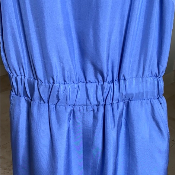 Light Blue Silk Sleeveless Banana Republic Dress - Picture 3 of 8